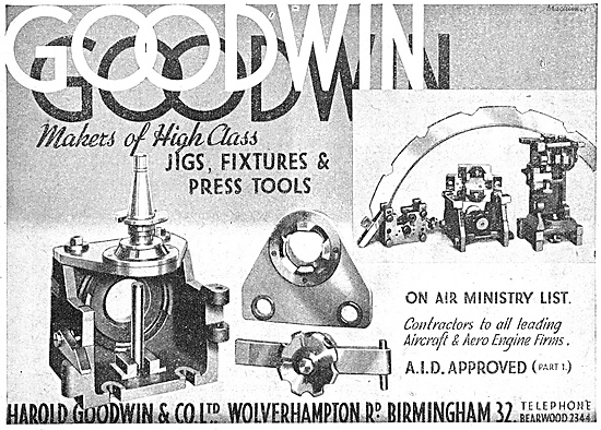 Harold Goodwin Jigs, Fixtures & Press Tools                      