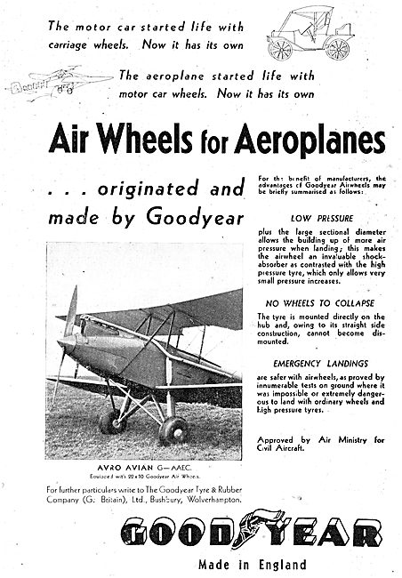 Goodyear Aircraft Wheels & Tyres                                 