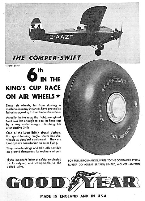 Goodyear Aircraft Wheels & Tyres                                 