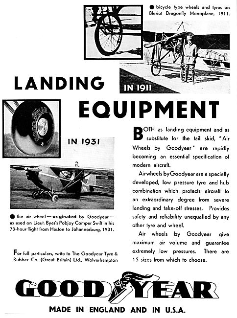 Goodyear Aircraft Landing Gear Equipment                         