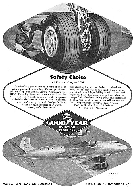 Goodyear Aircraft Wheels, Tyres & Brakes                         