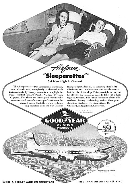 Goodyear Aviation Products - Goodyear Airfoam Sleeperetts Seating