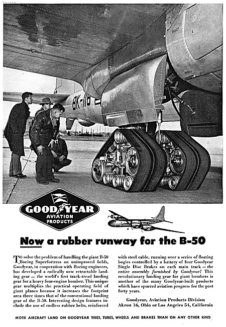 Goodyear Aviation Products - Goodyear Track-Tread Landing Gear   