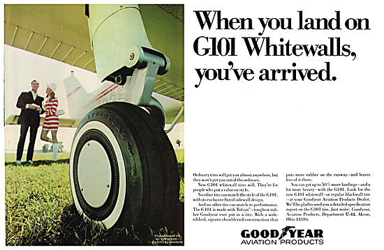 Goodyear Whitewall Aircraft Tyres                                