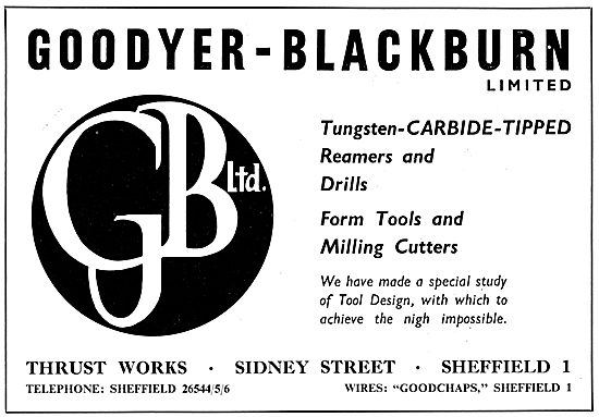 Goodyer-Blackburn - Reamers, Drills & Cutters                    