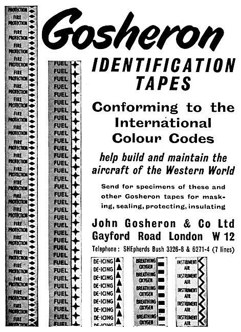 John Gosheron Identification Tapes For Cables & Pipes            