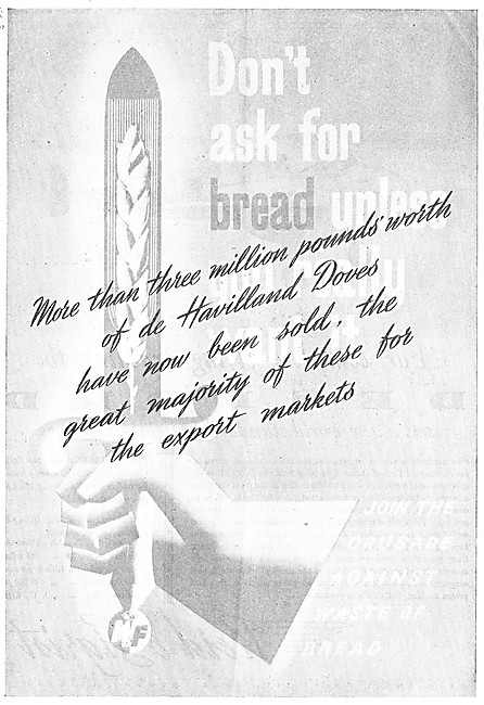 Crusade Against Waste In Bread                                   