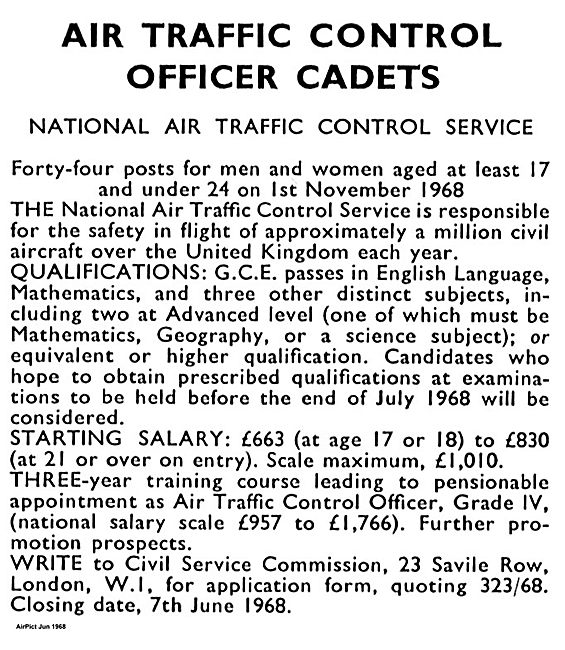 National Air Traffic Services ATC Officer Cadets.                