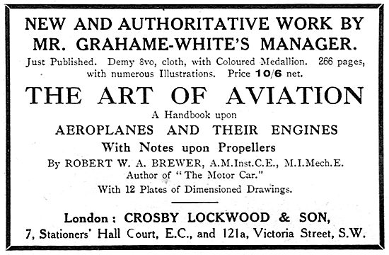 Grahame-White - Art Of Aviation Robert W.A.Brewer                