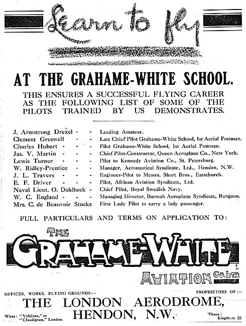 Claude Grahame-White & Co                                        