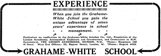 Grahame-White School Of Flying London Aerodrome                  