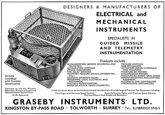 Graseby Instruments For Guided Missiles & Telemetry              