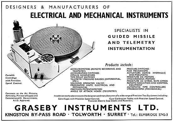 Graseby Instruments For Guided Missiles & Telemetry              