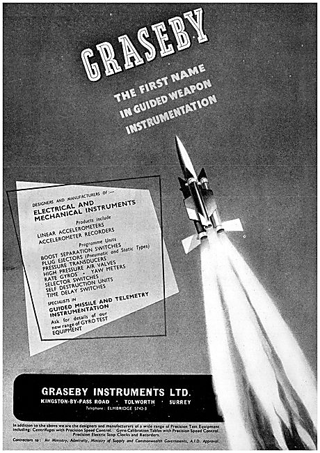 Graseby Instruments For Guided Missiles & Telemetry              