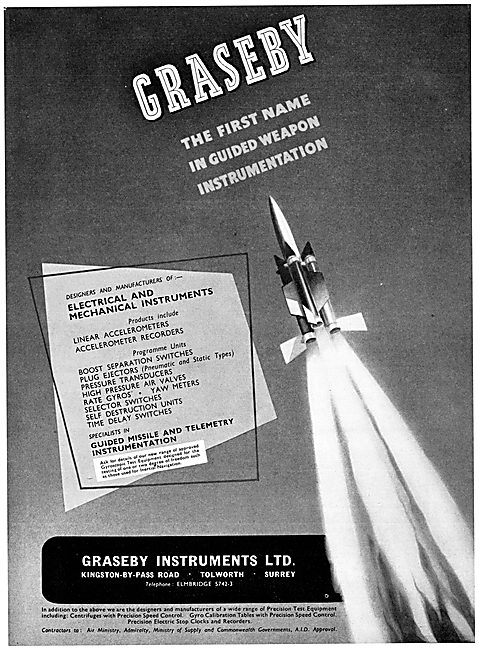 Graseby Instruments For Guided Missiles & Telemetry              