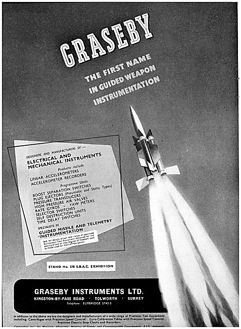 Graseby Instruments For Guided Missiles & Telemetry              