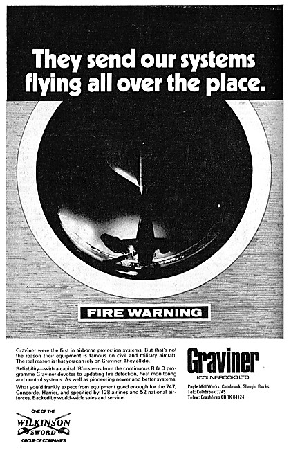 Graviner Aircraft Fire Detection & Supression Systems            