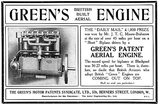 Green's Aeroplane Engines                                        