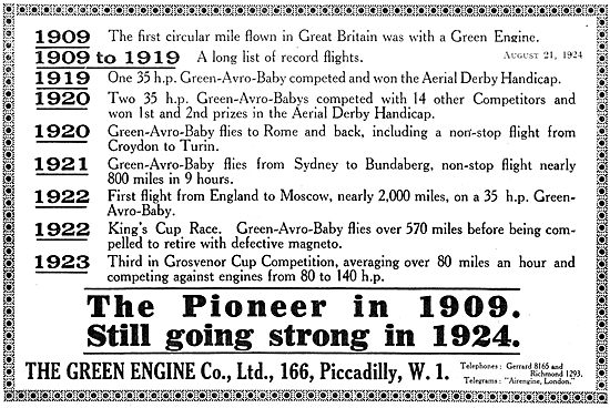 Green Engine Co - The Pioneer in 1909 Still Is Going Strong      