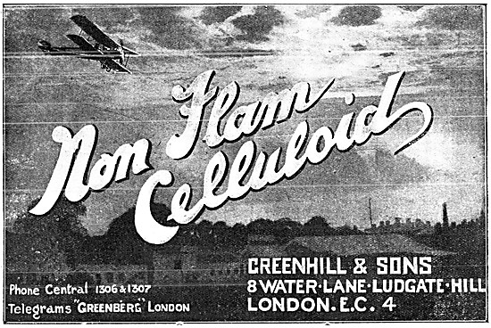 Greenhill Non Flam Celluloid For Aircraft                        