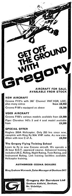 Gregory Air Services Ltd  Denham                                 