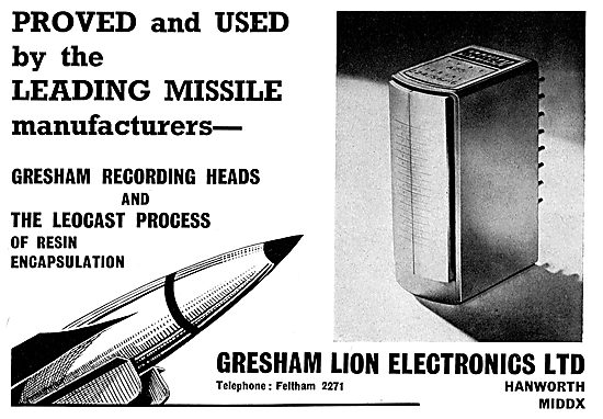 Gresham Leocast Missile Recording Heads                          