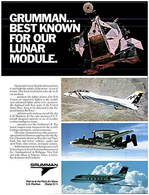 Grumman Aerospace Products 1975                                  