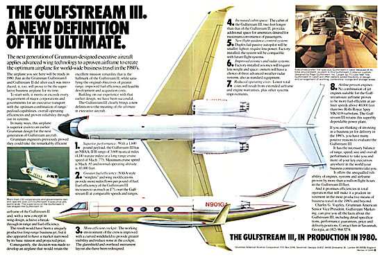 Grumman Gulfstream III                                           