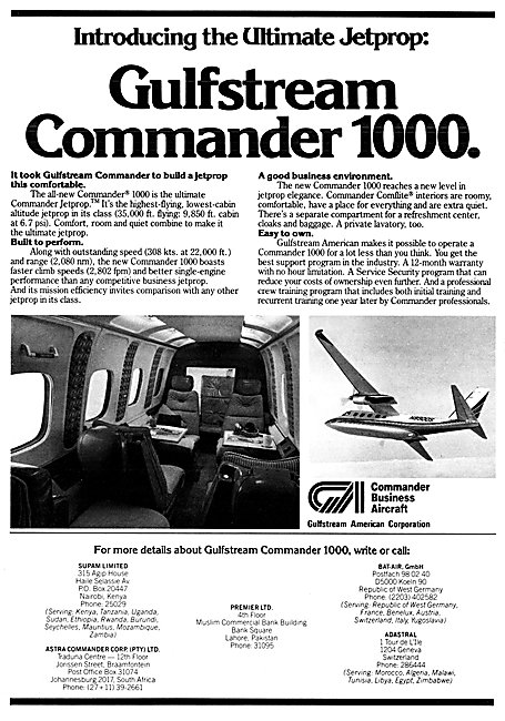 Gulfstream American - Gulfstream Commander 1000                  