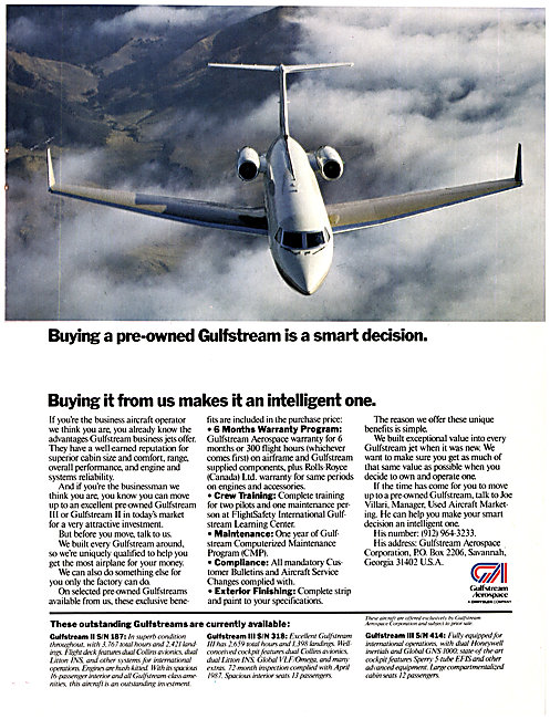 Gulfstream III                                                   