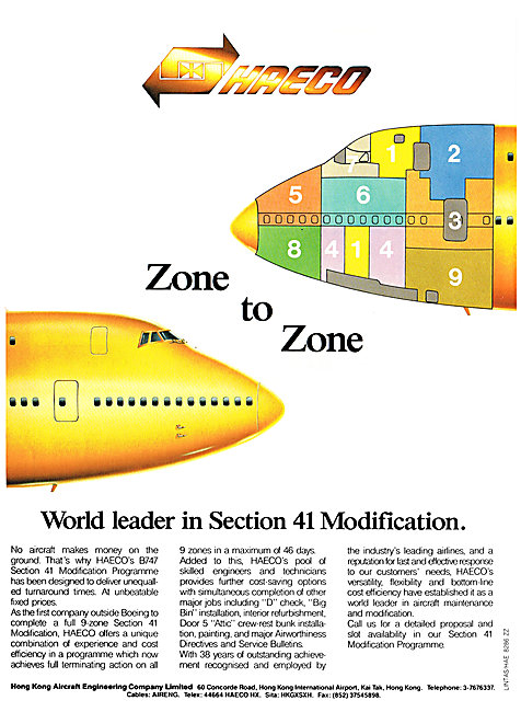 Hong Kong Aircraft Engineering Co - HAECO                        