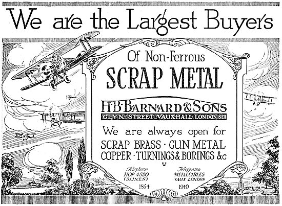 H.B.Barnard & Sons Non-Ferrpus Scrap Metal Specialists           