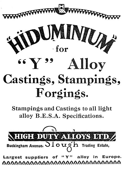 High Duty Alloys HDA                                             