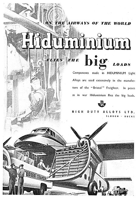 High Duty Alloys - Hiduminium Maguminium                         