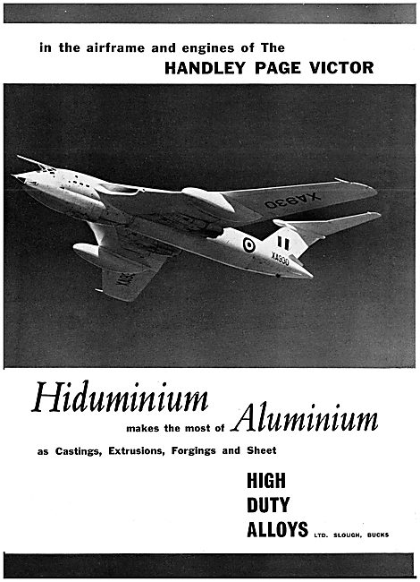H.D.A.  High Duty Alloys - Hiduminium                            