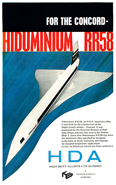 HDA High Duty Alloys Hiduminium RR58                             