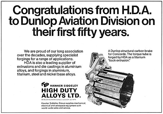 HDA High Duty Alloys 1975                                        