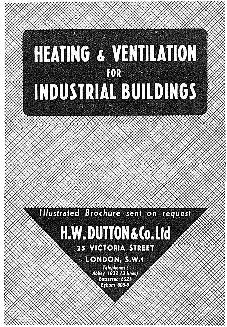 H.Dutton & Co . Heating & Ventilation For Industrial Buildings   