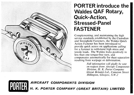 H.K.Porter Waldes QAF Rotary Quick Action Panel Fastener         