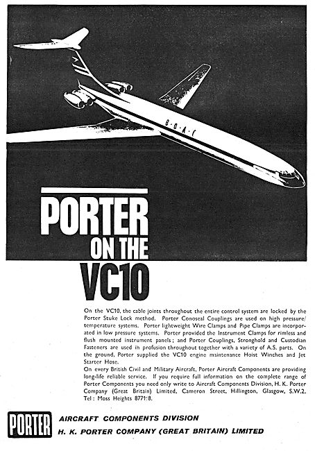 H.K.Porter Aircraft Components.                                  