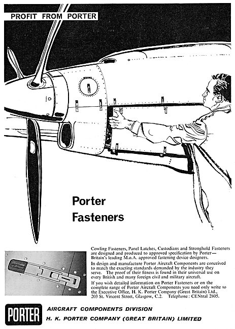 H.K.Porter Aircraft Components. Porter Fasteners                 