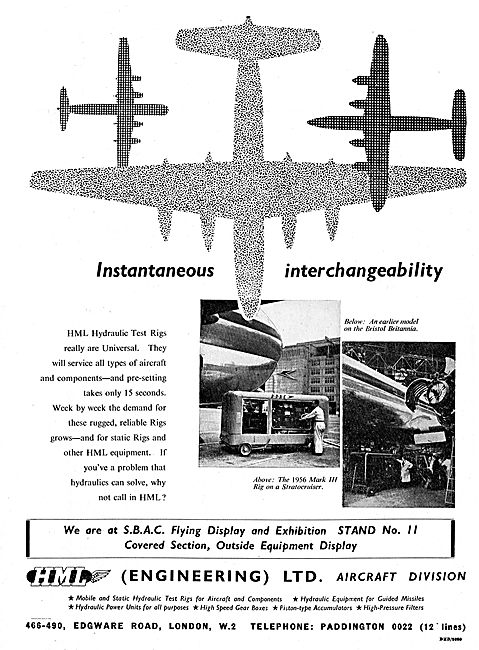 HML Hydraulic Test Rigs For Aircraft Servicing                   