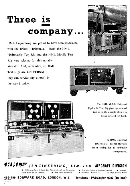 HML Hydraulic Test Equipment                                     