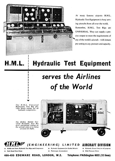 HML Hydraulic Test Equipment                                     