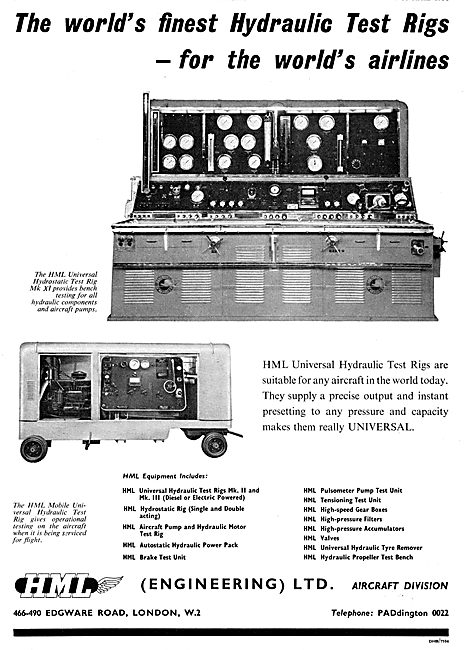 HML Hydraulic Test Equipment                                     