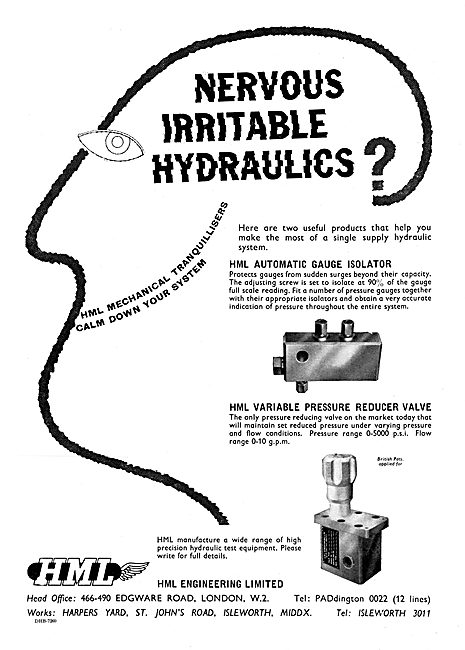 HML Hydraulic Test Rigs & Equipment                              