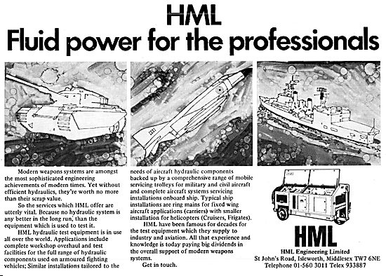 HML Hydraulic Test Equipment                                     