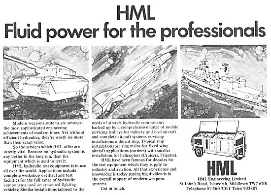 HML Hydraulic Servicing Equipment                                
