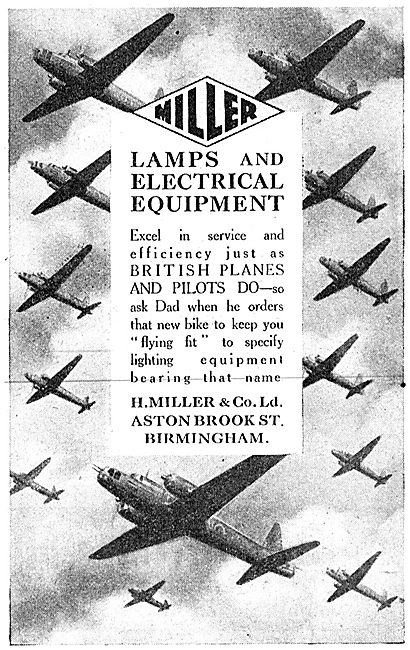 Miller Aircraft Lamps & Electrical Equipment                     