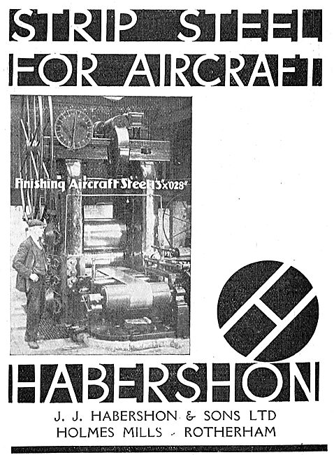 Habershon Strip Steel For Aircraft                               